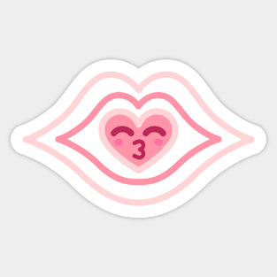 Kisses Sticker